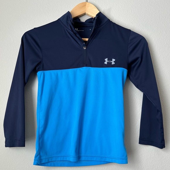 Under Armour Other - UNDER ARMOUR - Armour Fleece - ¼ Zip - Boys size 7 - Blue